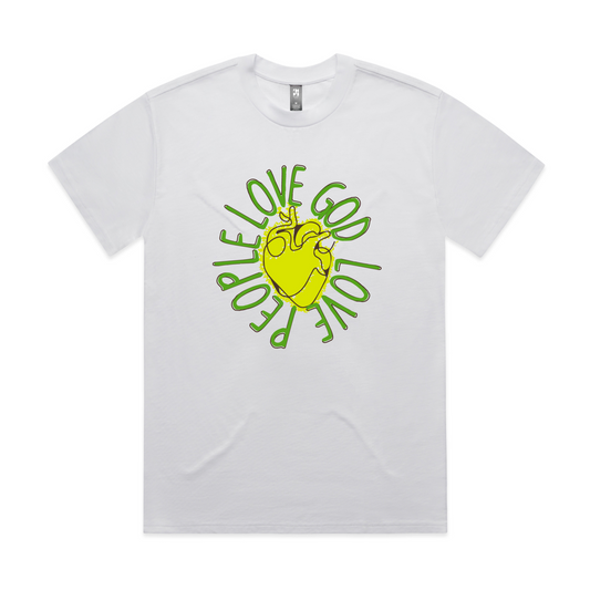 AT Love God, Love People Heart T-Shirt