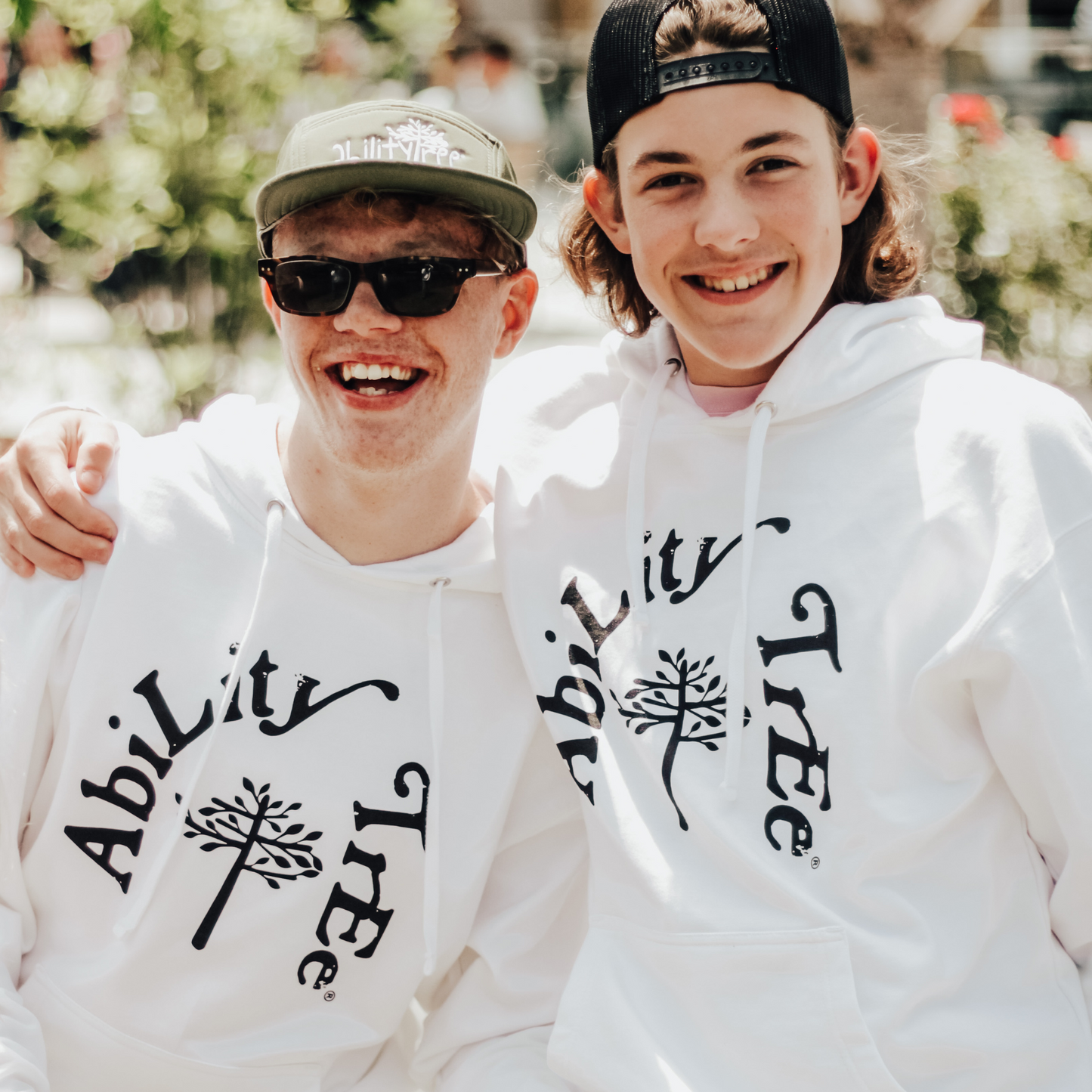 Ability Tree White Hoodie