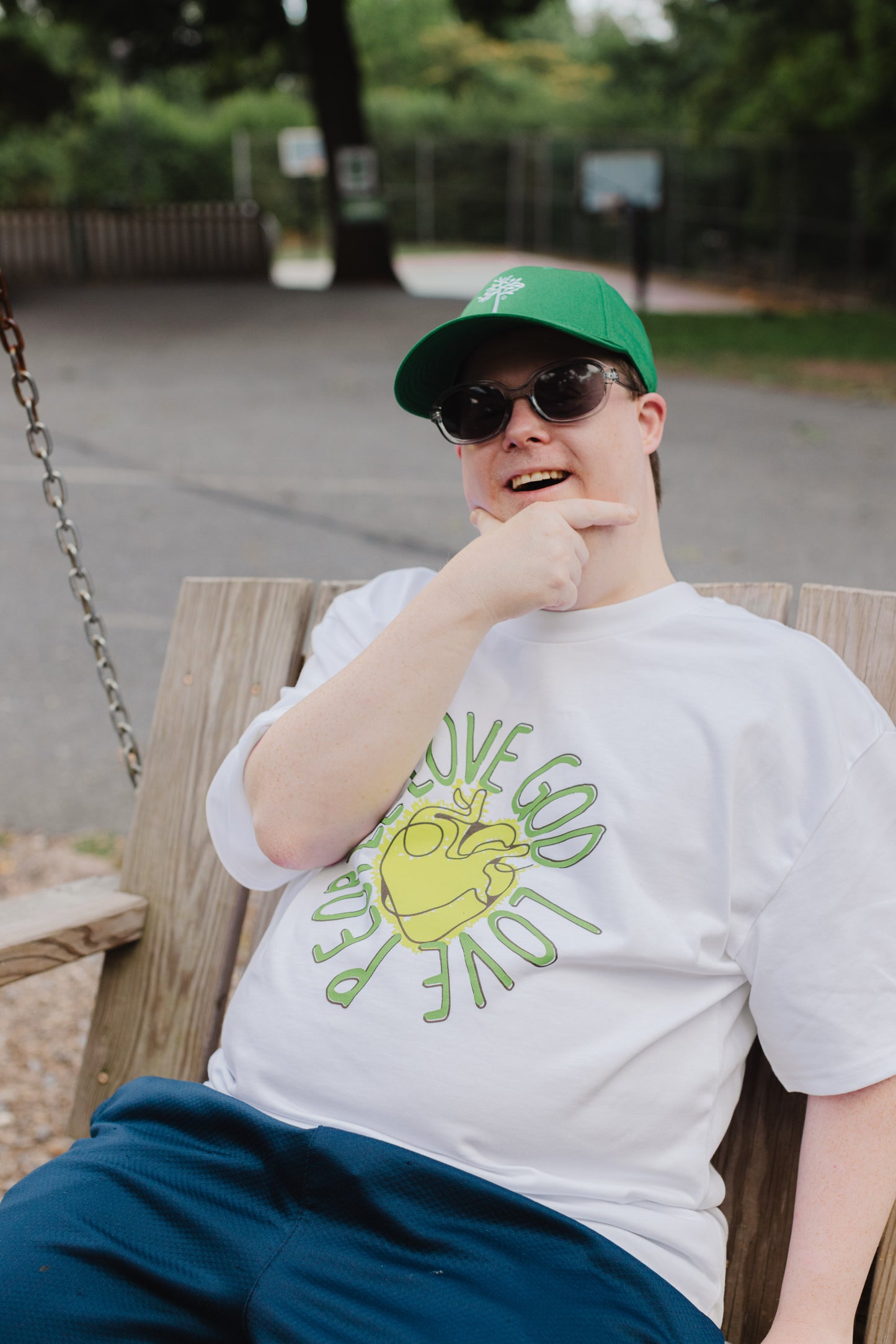 Embroidered AT Kelly Green Baseball Cap