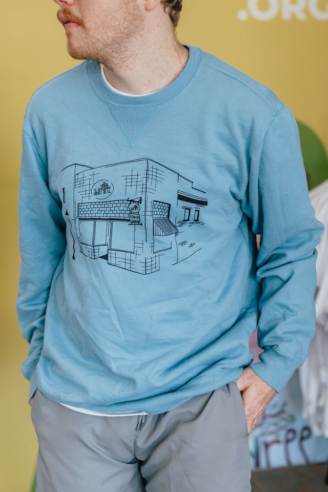 Vintage R.E.S.T Center Crewneck Sweatshirt