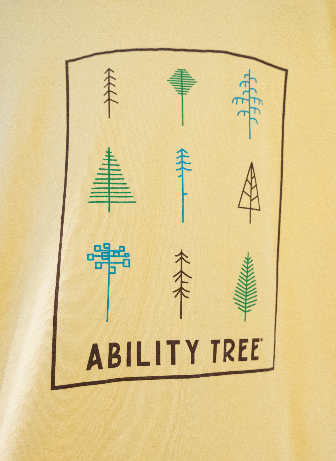 Yellow Trees Ability Tree T-Shirt