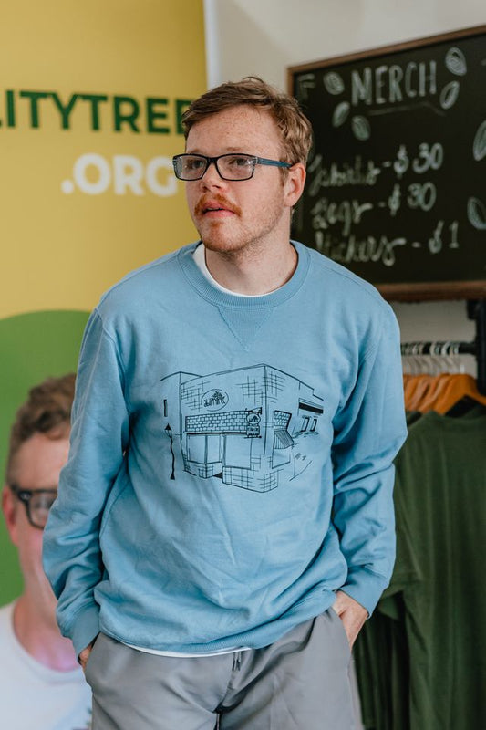 Vintage R.E.S.T Center Crewneck Sweatshirt